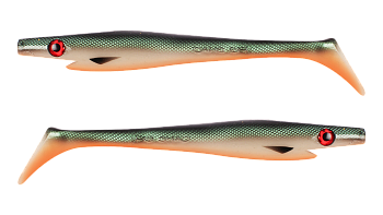 Силиконовая приманка Strike Pro Pig Shad Tournament, цвет: Smelt, (уп./2шт.), (SP-172M#C099)