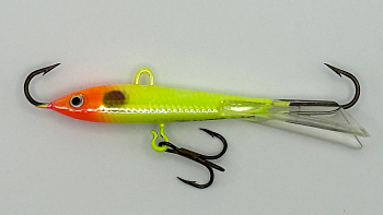 Балансир Strike Pro Micro Ice 47, цвет: A49PFLR, светящийся, хвост: прозрачный