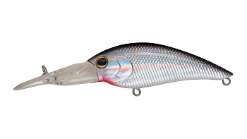 Воблер Шэд Strike Pro Classic Shad 70, 70 мм, 11 гр, Загл. 1,5м.-2,5м., Плавающий, цвет: A010-EP Black Back Silver, (EG-013F#A010-EP)