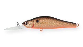 Воблер Минноу Strike Pro Archback Deep 60SP, цвет: 613-713 Black Back Smoked OB, (EG-125DL-SP#613-71