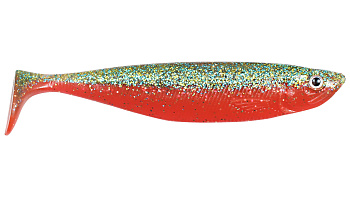 Силиконовая приманка Strike Pro Tumbler Shad 13, цвет: Carrot, (уп./6шт.), (SPT-13#009)