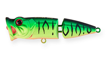 Воблер Поппер составной Strike Pro Pike Pop Joint 95, цвет: GC01S Mat Tiger, (SH-002DJ#GC01S)