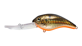Воблер Крэнк Strike Pro Crankee Deep Runner 100, цвет: 613-713 Black Back Smoked OB, (EG-224#613-713
