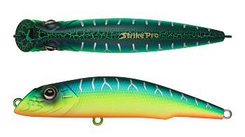 Воблер Дартер Strike Pro Darter-R King 90, цвет: A223S-RP Pearl Mat Tiger, (EG-024A#A223S-RP)