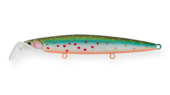 Воблер Минноу Strike Pro Scooter Minnow 90F, цвет: 964T Silver Loach, (EG-186AF#964T)