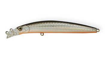 Воблер Минноу Strike Pro Top Water Minnow 90, 90 мм, 10,2 гр, Загл. 0,1м.-0,5м., Плавающий, цвет: A70-713 Black Silver OB, (JL-179F#A70-713)