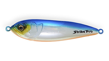 Блесна колеблющаяся Strike Pro Killer Profy 75, 75 мм, 13 гр, Тройник, цвет: 626E Blue Silver OB, (PST-02#626E/626E)