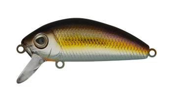 Воблер Минноу Strike Pro Mustang Minnow 45, 45 мм, 4,5 гр, Загл. 0,2м.-0,5м., Плавающий, цвет: A218-GSAL-EP Transparent Pearlescent Fry, (MG-002F#A218-GSAL-EP)