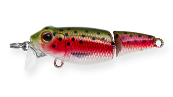 Воблер Составной Strike Pro Pygmy Jointed 40, цвет: 71-EP Trout Silver, (EG-073J#71-EP)