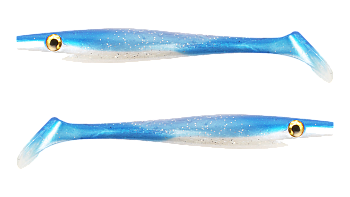 Силиконовая приманка Strike Pro Pig Shad Jr, цвет: Blue Pearl, (уп./2шт.), (SP-172C#100)