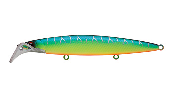 Воблер Минноу Strike Pro Scooter Minnow 110F, 110 мм, 11,8 гр, Загл. 1,5м.-2,5м., Плавающий, цвет: A223S-RP Pearl Mat Tiger, (EG-186F#A223S-RP)