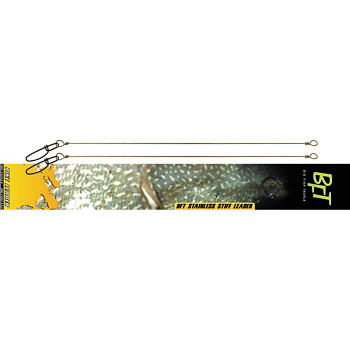 Поводок стальной BFT Stiff Jerkbait Leader stainless 12" 30см - 2шт