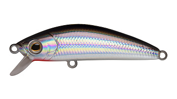 Воблер Минноу Strike Pro Mustang Minnow 60, 60 мм, 5,8 гр, Загл. 0,3м.-0,7м., Плавающий, цвет: A010-EP Black Back Silver, (MG-002A#A010-EP)