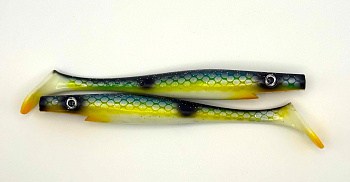 Силиконовая приманка Strike Pro Pig Shad Tournament, цвет: Sexy Shad, (уп./2шт.), (SP-172M#JG3)