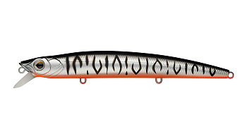 Воблер Минноу Strike Pro Wiggle Stick 140, цвет: A243ES Grey Shadow Mat Tiger, (EG-031F#A243ES)