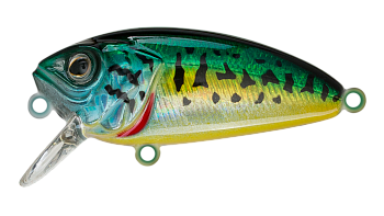 Воблер Крэнк Strike Pro Stumpy Fly 40, цвет: 945V Venom Perch, (EG-134#945V)
