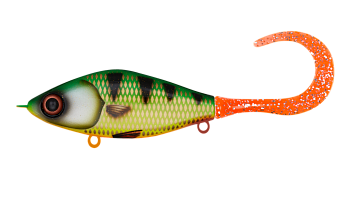 Воблер Джеркбейт Strike Pro Guppie, цвет: A382F Green Perch, (EG-208#A382F)