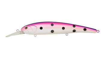 Воблер Минноу Strike Pro Hooligan Shallow 120SP, цвет: C457F Purple Milk UV, (EG-220SP#C457F)