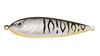 Блесна колеблющаяся Strike Pro Killer Profy 75, цвет: A243ES Grey Shadow Mat Tiger, (PST-02#A243ES/A