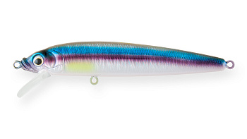 Воблер Минноу Strike Pro Alpha Minnow 95, цвет: A210-SBO-RP Rainbow Ghost Wakasagi, (EG-034F#A210-SB