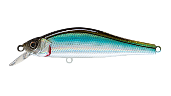 Воблер Минноу Strike Pro Archback 80SP, цвет: 611T Silver Blue Smelt, (EG-125A-SP#611T)