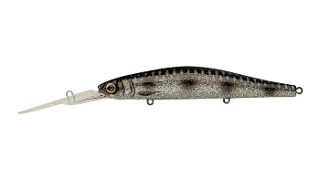 Воблер Минноу Strike Pro Inquisitor DR 110SP, цвет: A249F-3D Silver Spotted Bullhead, (EG-193BL-SP#A
