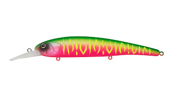 Воблер Минноу Strike Pro Hooligan Shallow 120SP, цвет: A230S Watermelon Mat Tiger, (EG-220SP#A230S)