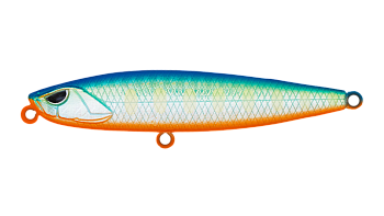 Воблер Стикбейт Strike Pro Scud Stick 70S (Slide Bait Heavy One 70), цвет: A150-713 UV Blue Silver O