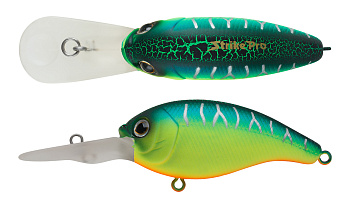 Воблер Крэнк Strike Pro Crankee Deep Diver 55, цвет: A223S-RP Pearl Mat Tiger, (JL-036F#A223S-RP)