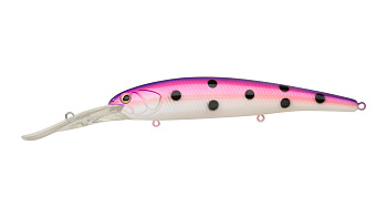 Воблер Минноу Strike Pro Hooligan Deep Diver 120, цвет: C457F Purple Milk UV, (EG-220L#C457F)