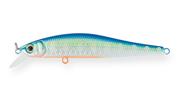 Воблер Минноу Strike Pro Jumper 90SP, цвет: A150-713 UV Blue Silver OB, (EG-192B-SP#A150-713)