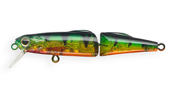 Воблер Составной Strike Pro Magnum Loach 70, 70 мм, 7 гр, Загл. 1,5м., Тонущий, цвет: A102G Transparent Perch, (JS-393#A102G)