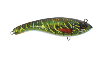 Воблер Джеркбейт Strike Pro Ghost Buster, цвет: C755G-UV Green Motoroil Pike UV, (EG-223#C755G-UV)