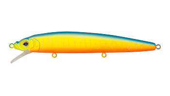 Воблер Минноу Strike Pro Alpha Minnow 115, 115 мм, 12,5 гр, Загл. 0,6м.-1,6м., Плавающий, цвет: A252S Bullfinch Mat Tiger, (EG-033F#A252S)