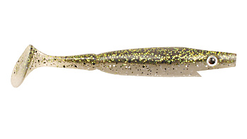 Силиконовая приманка Strike Pro Piglet Shad 10, цвет: Green Ice, (уп./6шт.), (SP-172E#C018)