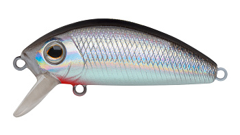 Воблер Минноу Strike Pro Mustang Minnow 45, 45 мм, 4,5 гр, Загл. 0,2м.-0,5м., Плавающий, цвет: A010-EP Black Back Silver, (MG-002F#A010-EP)