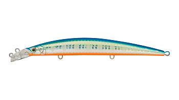 Воблер Минноу Strike Pro Top Water Minnow 130, 130 мм, 15 гр, Загл. 0,1м.-0,7м., Плавающий, цвет: A150-713 UV Blue Silver OB, (JL-158F#A150-713)