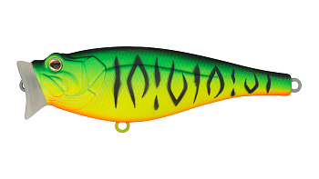 Воблер Поппер Strike Pro Sea Monster 80, цвет: GC01S Mat Tiger, (SH-002A#GC01S)