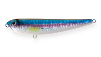 Воблер Волкер Strike Pro Hot Dog 65, цвет: A210-SBO-RP Rainbow Ghost Wakasagi, (EG-030A#A210-SBO-RP)