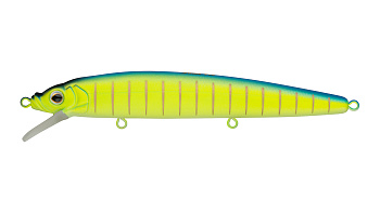 Воблер Минноу Strike Pro Alpha Minnow 115, цвет: 597S Blue Mat Tiger, (EG-033F#597S)