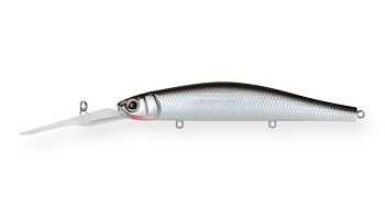Воблер Минноу Strike Pro Inquisitor DR 110SP, цвет: A010-EP Black Back Silver, (EG-193BL-SP#A010-EP)