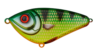 Воблер Джеркбейт Strike Pro Belly Buster, цвет: A382F Green Perch, (EG-064#A382F)