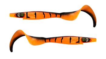 Силиконовая приманка Strike Pro Pig Tail Junior , цвет: Tiger Pike, (уп./2шт.), (SP-172R#151)