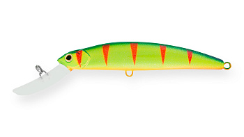 Воблер Минноу Strike Pro Musky Monster Deep 200CL, цвет: A139FL Acid Perch Fluo, (MG-007CL#A139FL)