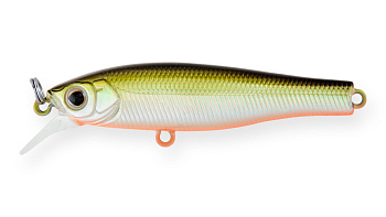 Воблер Минноу Strike Pro Quick Minnow 40 S, 40 мм, 2,6 гр, Загл. 0,6м., Тонущий, цвет: 612T Natural Shad Silver, (JS-238#612T)