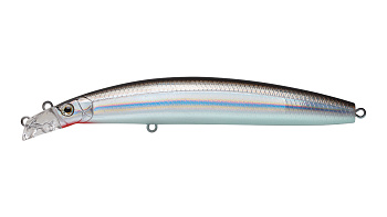 Воблер Минноу Strike Pro Top Water Minnow Long Casting 130, цвет: A010-EP Black Back Silver, (JL-177