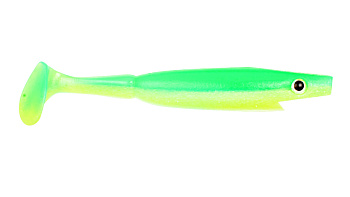 Силиконовая приманка Strike Pro Piglet Shad 8.5, цвет: Limetreuse, (уп./8шт.), (SP-172F#C012)