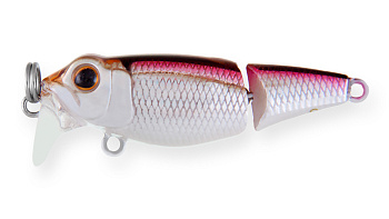 Воблер Составной Strike Pro Pygmy Jointed 40, цвет: A53-EP Silver Smelt UV, (EG-073J#A53-EP)