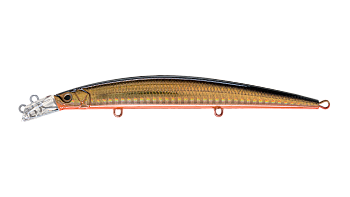 Воблер Минноу Strike Pro Top Water Minnow 130, 130 мм, 15 гр, Загл. 0,1м.-0,7м., Плавающий, цвет: 613-713 Black Back Smoked OB, (JL-158F#613-713)