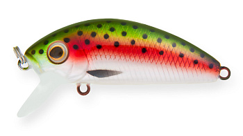 Воблер Минноу Strike Pro Mustang Minnow 45, 45 мм, 4,5 гр, Загл. 0,2м.-0,5м., Плавающий, цвет: 71-EP Trout Silver, (MG-002F#71-EP)